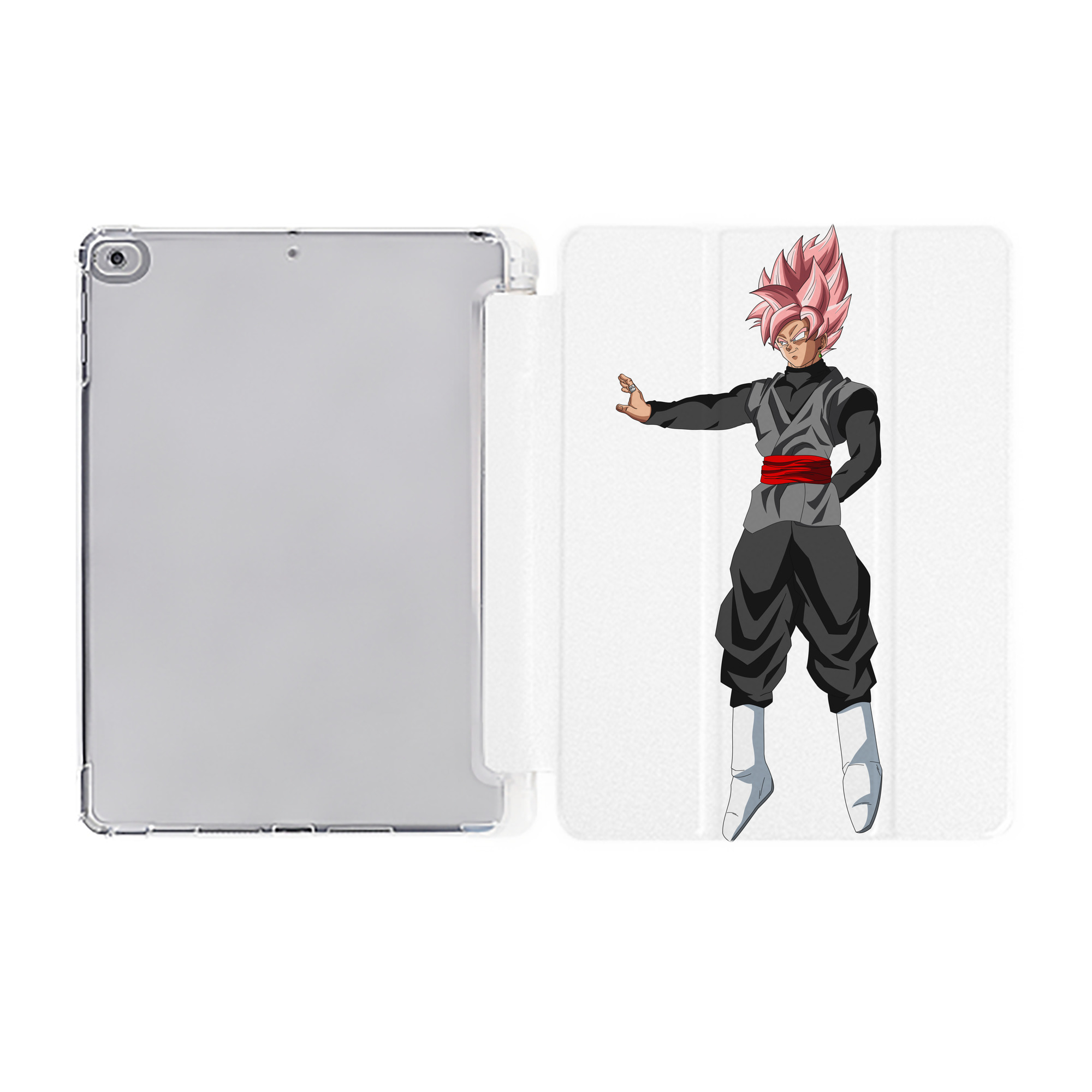 （画像用） ドラゴンボール ベジット DRAGON BALL Vegetto IPad ケース ペン収納付き 三つ折りスタンド PUレザー×シリコン 対応機種9.5/10.5/10.9インチ